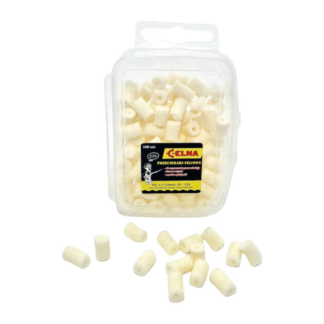Przecieraki filcowe do czyszczenia broni (kal. 5,5–5,6mm/.22-.223) - CELNA