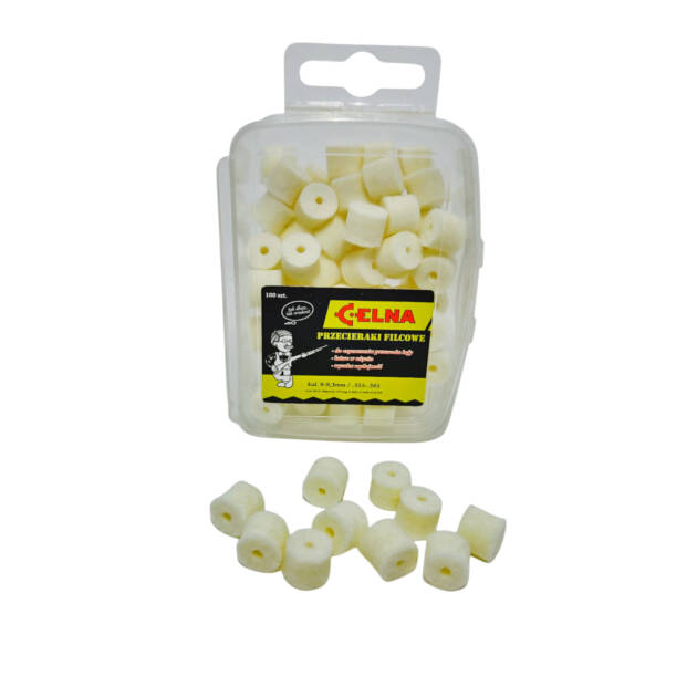 Przecieraki filcowe do czyszczenia broni (kal. 9–9,3mm/.355–.365) - CELNA