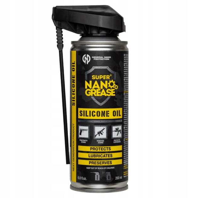 Olej silikonowy do konserwacji broni 200ml - General Nano Protection
