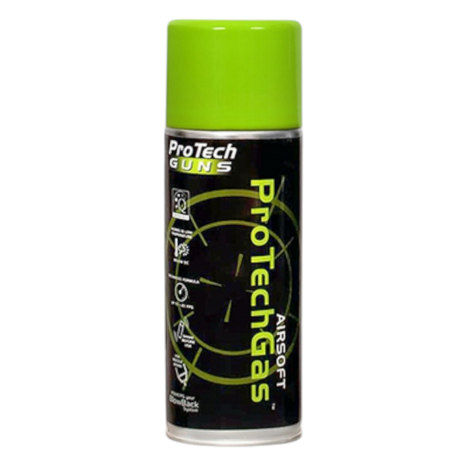 Gaz napędowy do zasilania replik ASG - ProTechGas 400ml - ProTech Guns